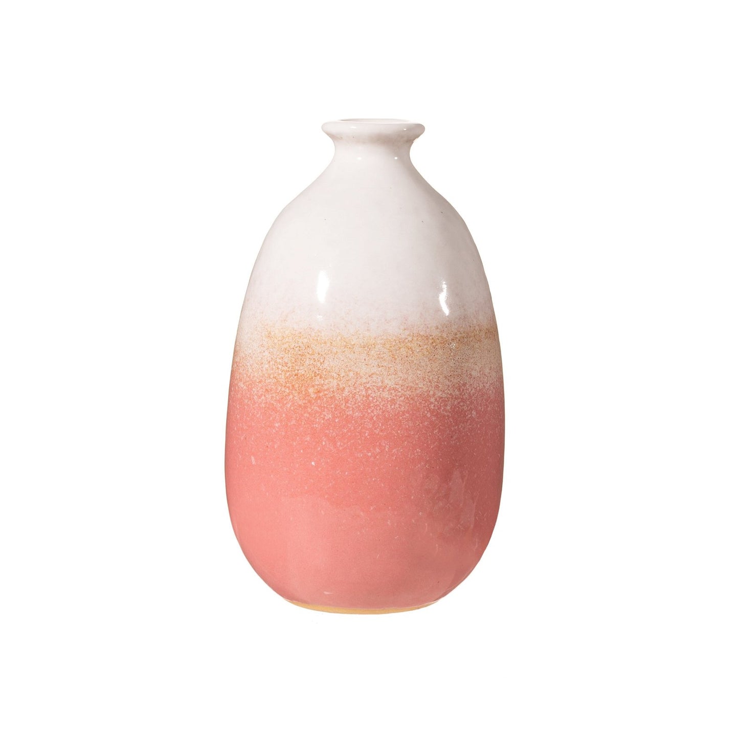 Dip Glazed Ombre Pink Vase - BerPar