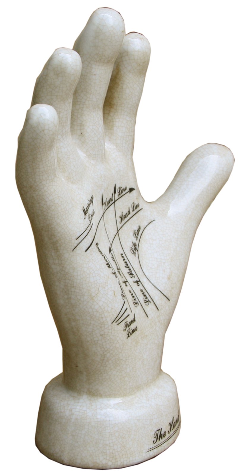 Ceramic Palmistry Hand 24cm - BerPar