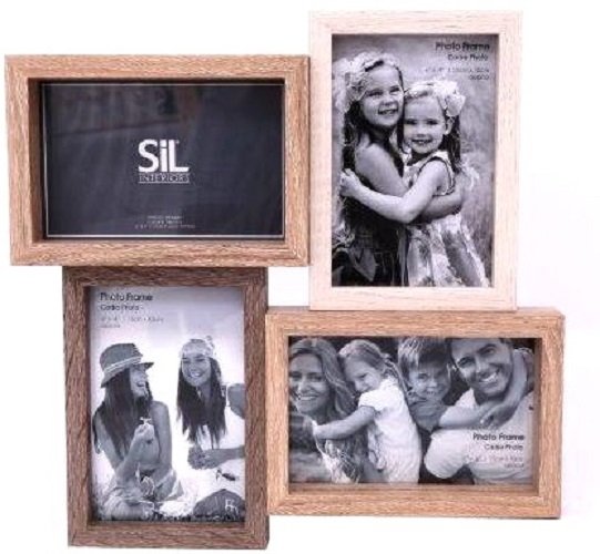 Wooden Quad Photo Frame 31cm - BerPar