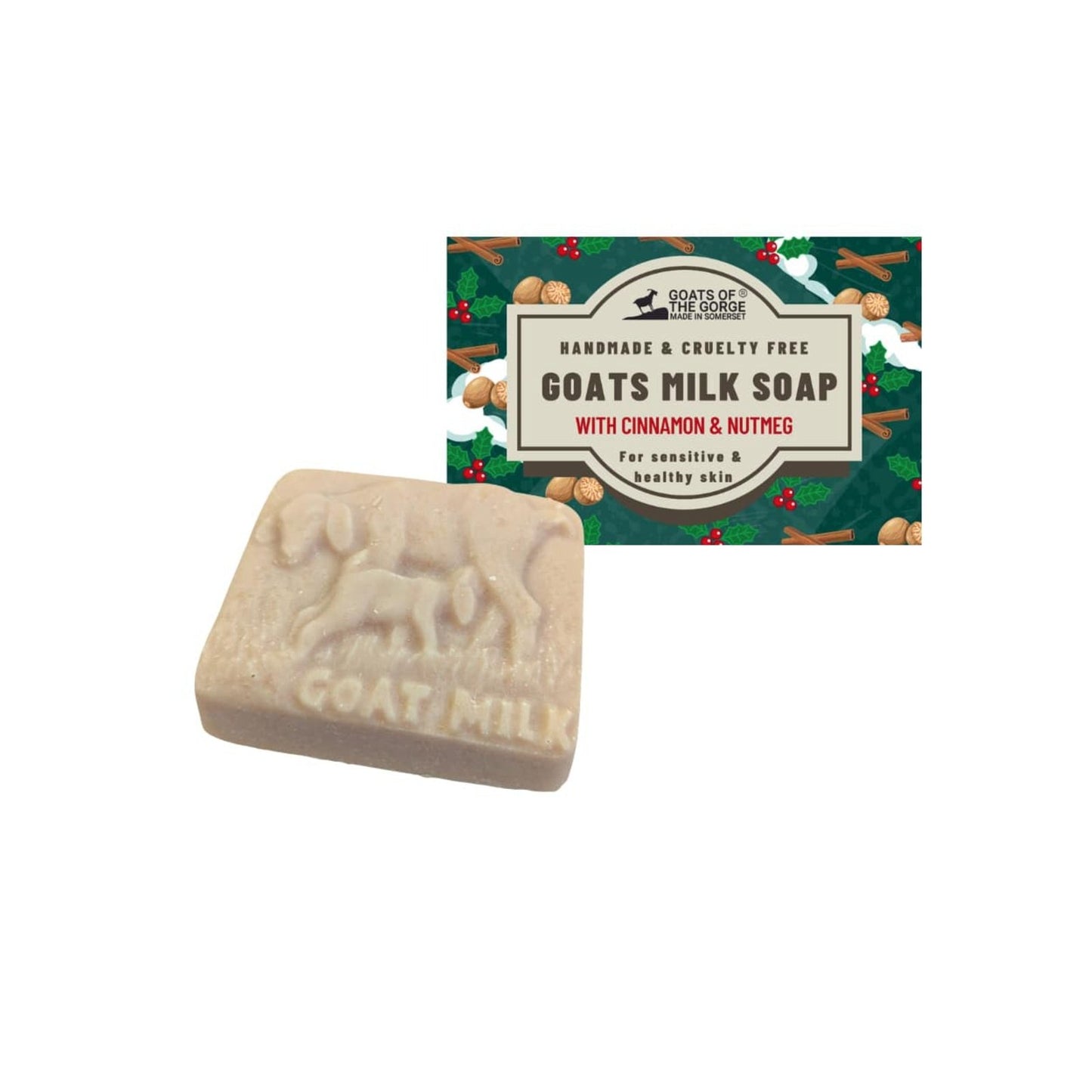 Goats Milk Soap with Cinnamon & Nutmeg - BerPar