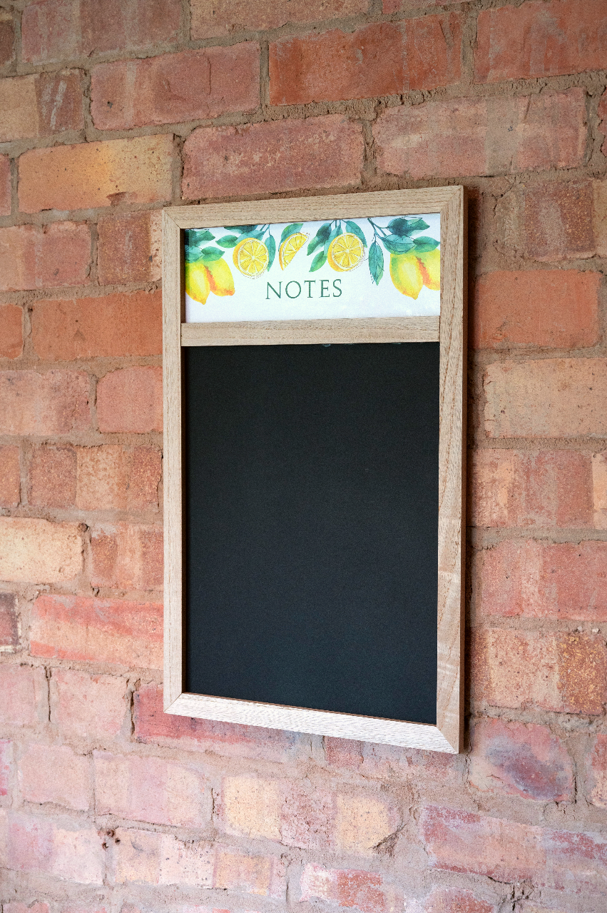 Chalkboard with Lemon Design - BerPar