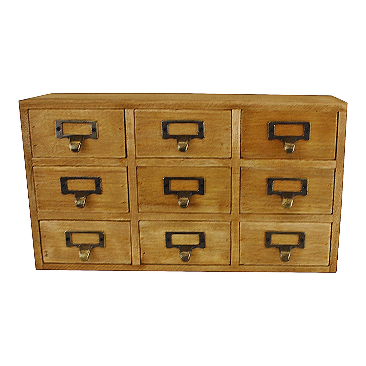 9 Drawer Triple Level Small Storage Unit, Trinket Drawers - BerPar