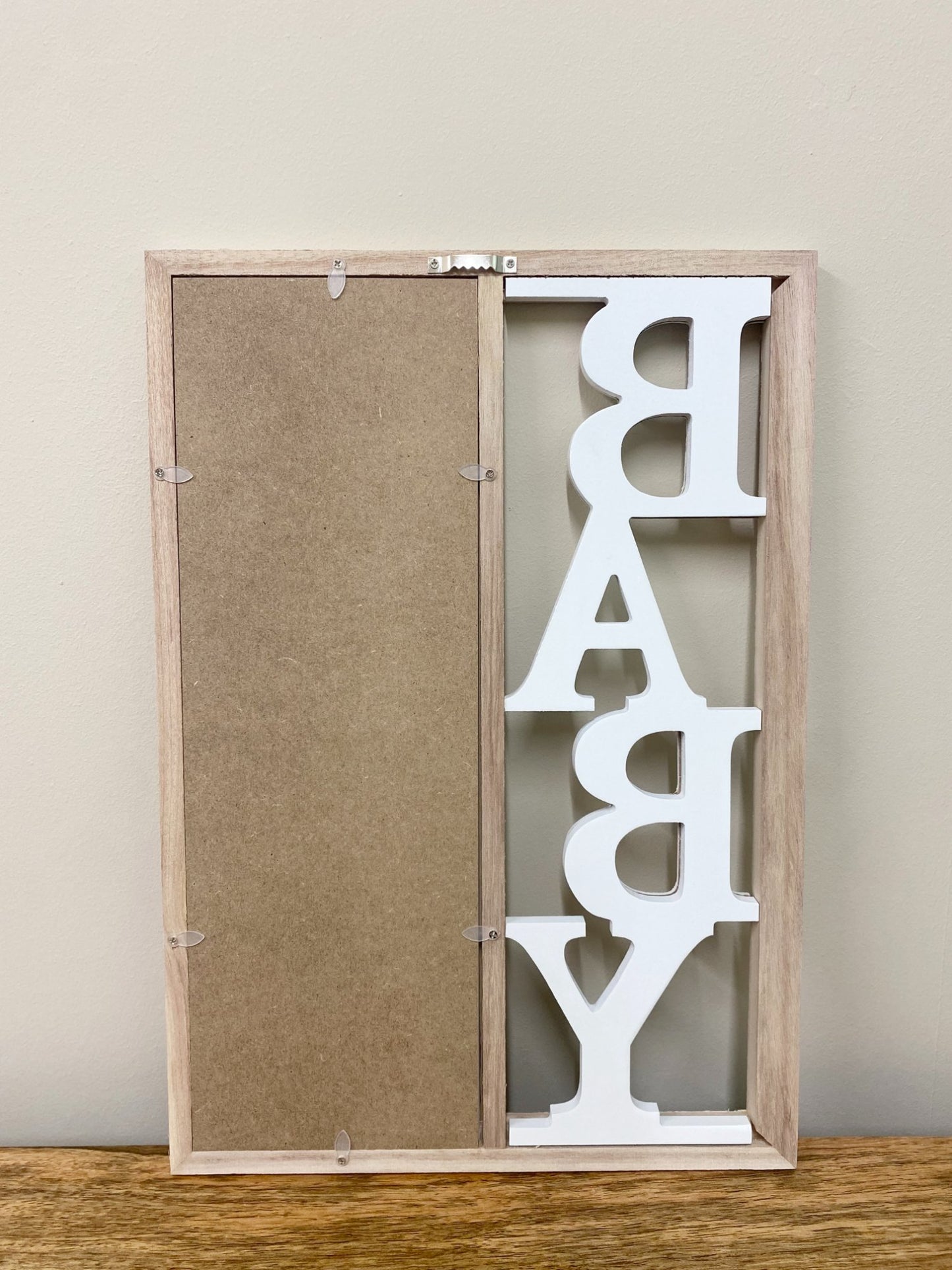 Baby Three Photograph Wooden Frame 43cm - BerPar