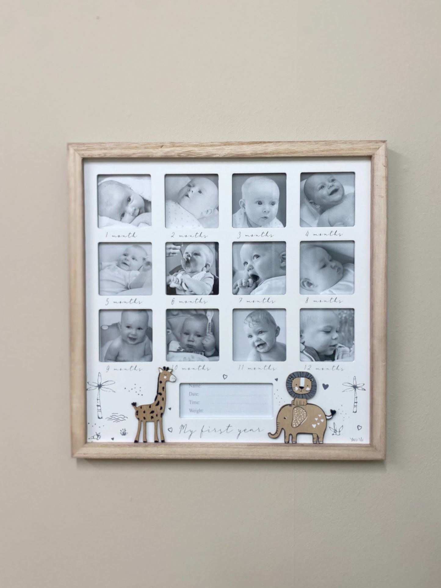 My First Year Photograph Frame 35cm - BerPar