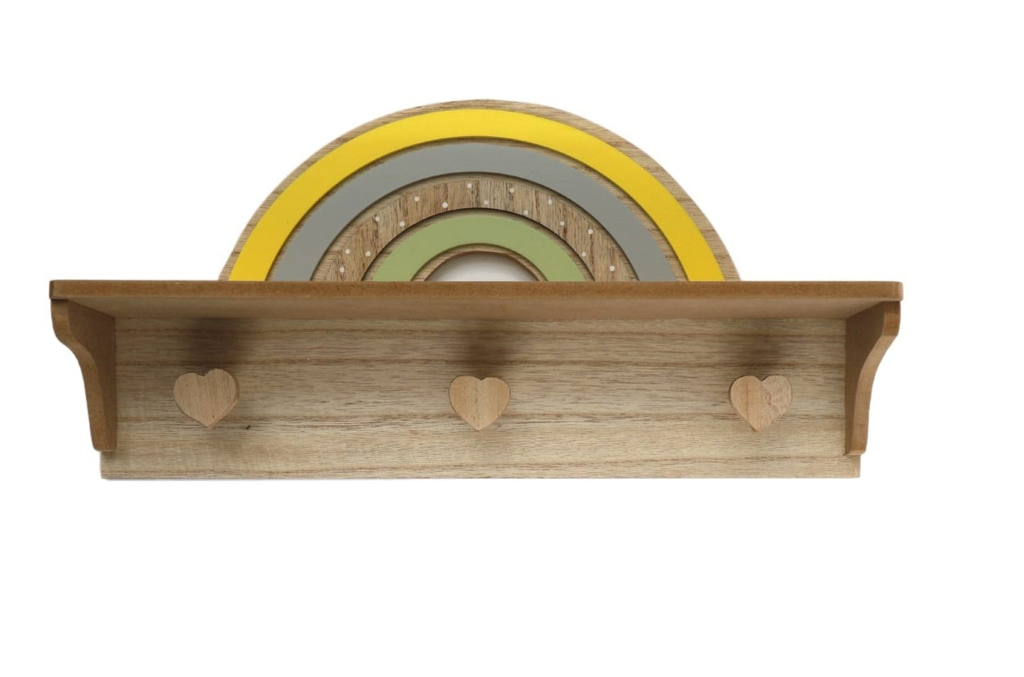 Rainbow Shelf with Hooks - BerPar