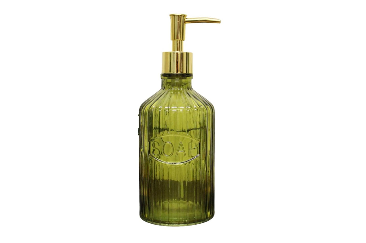 Green Glass Soap Dispenser - BerPar