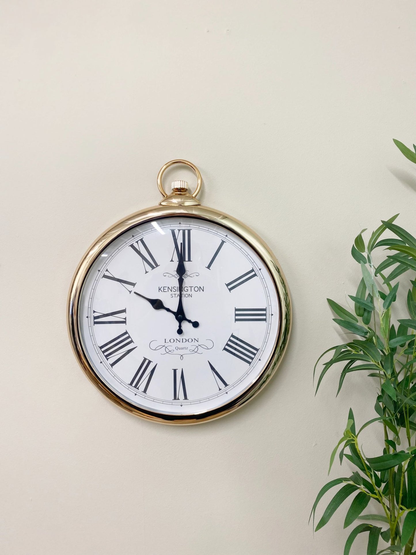 Round Copper Wall Clock 42cm - BerPar