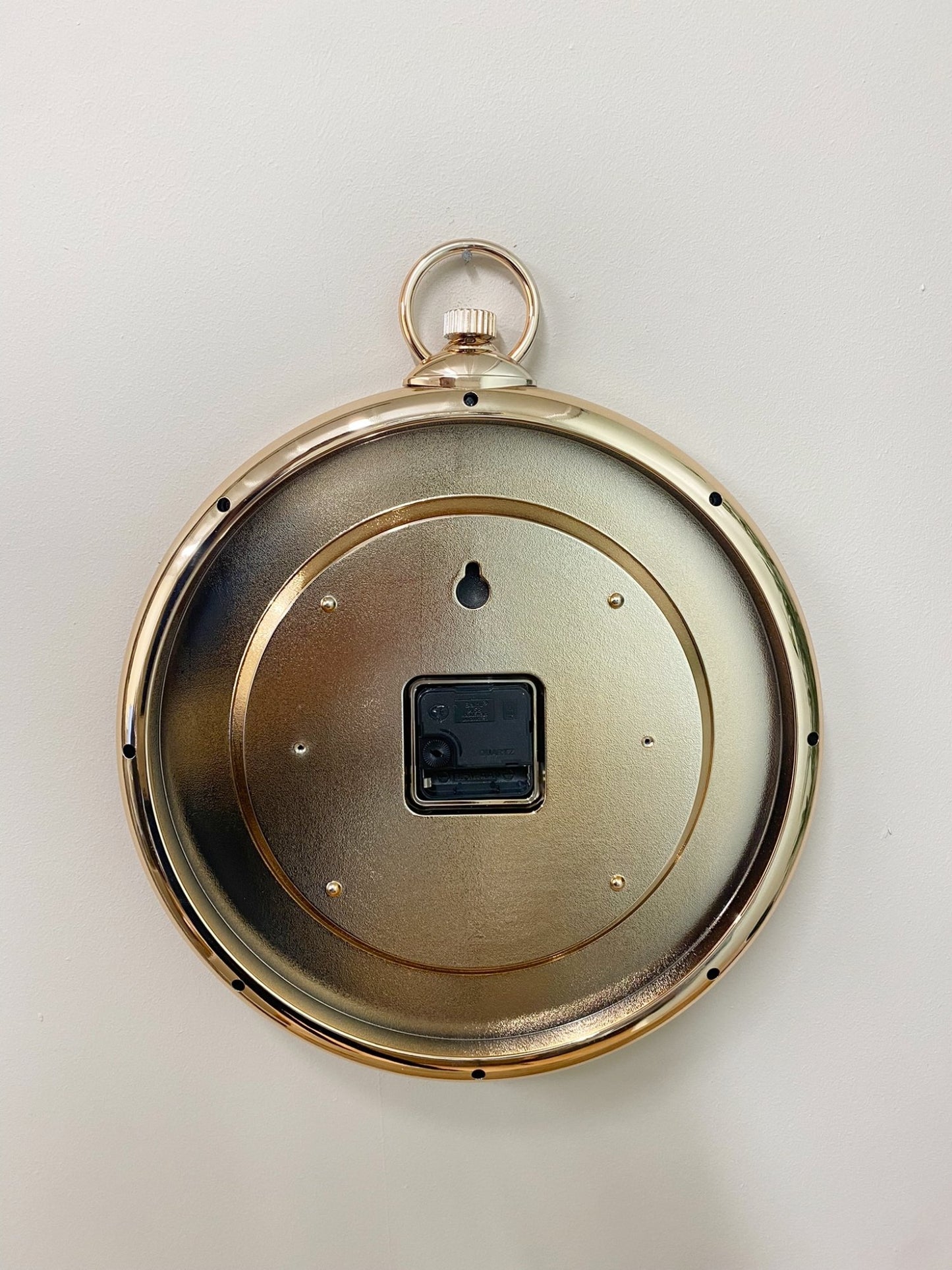 Round Copper Wall Clock 42cm - BerPar