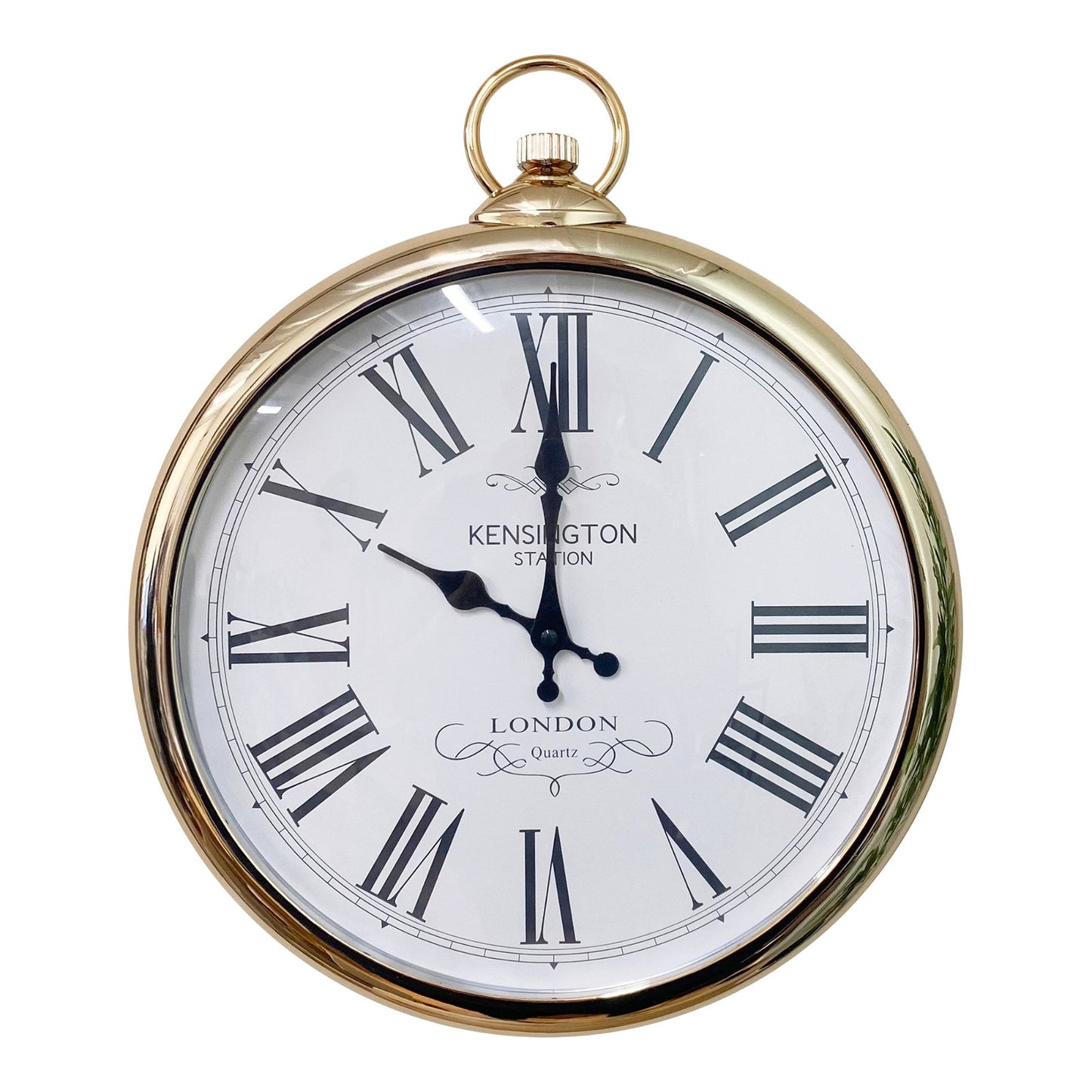 Round Copper Wall Clock 42cm - BerPar