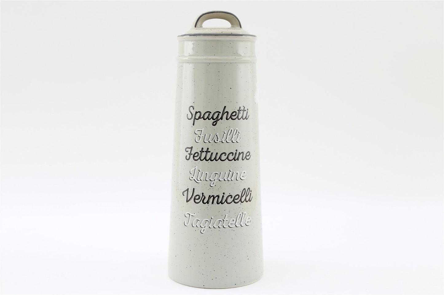 Antique Grey Ceramic Pasta Jar 31cm - BerPar