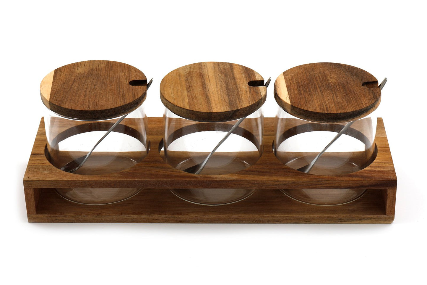 Set of Three Condiment Jars - BerPar