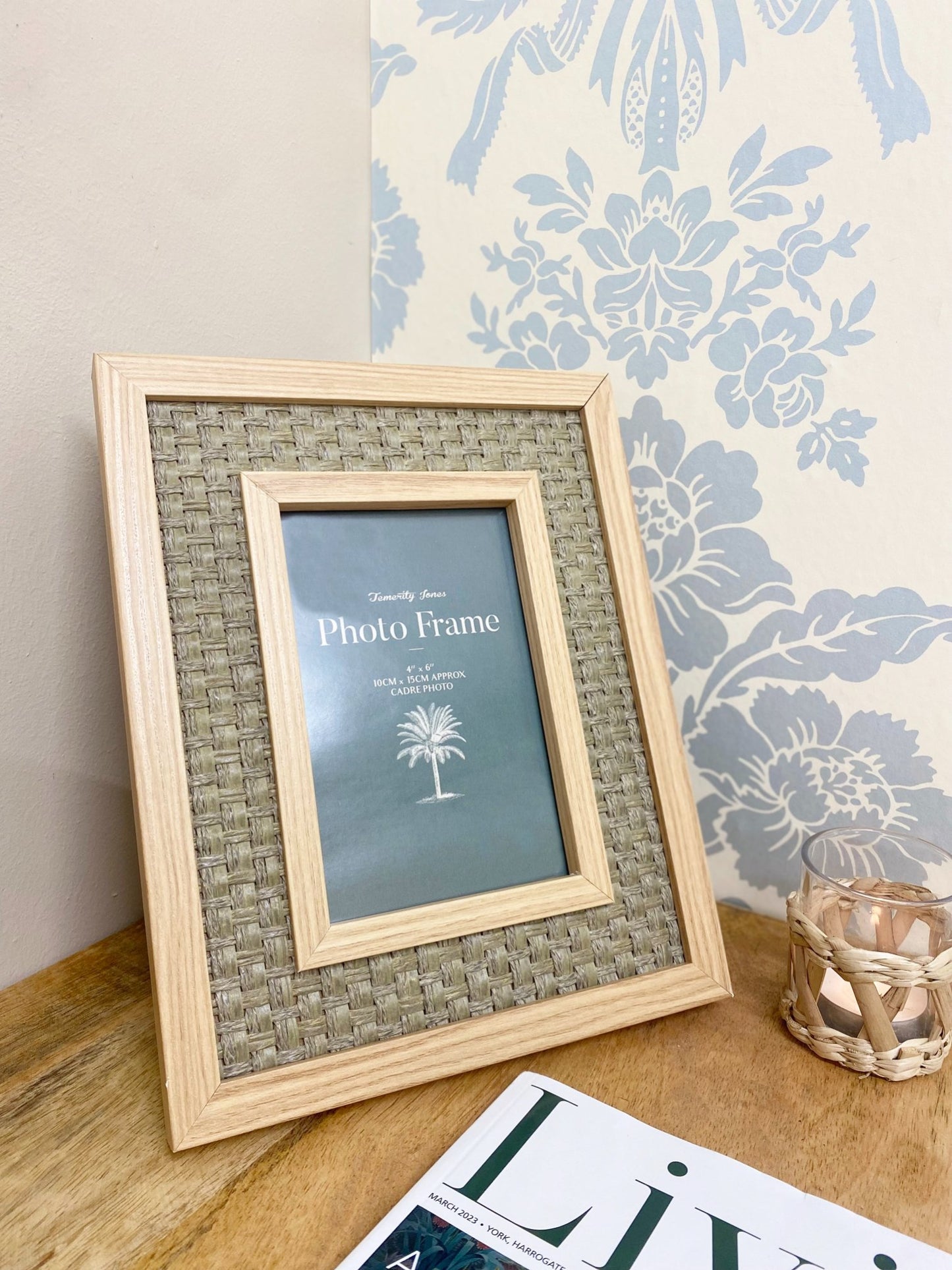 Rattan Effect 4" x 6" Photo Frame - BerPar