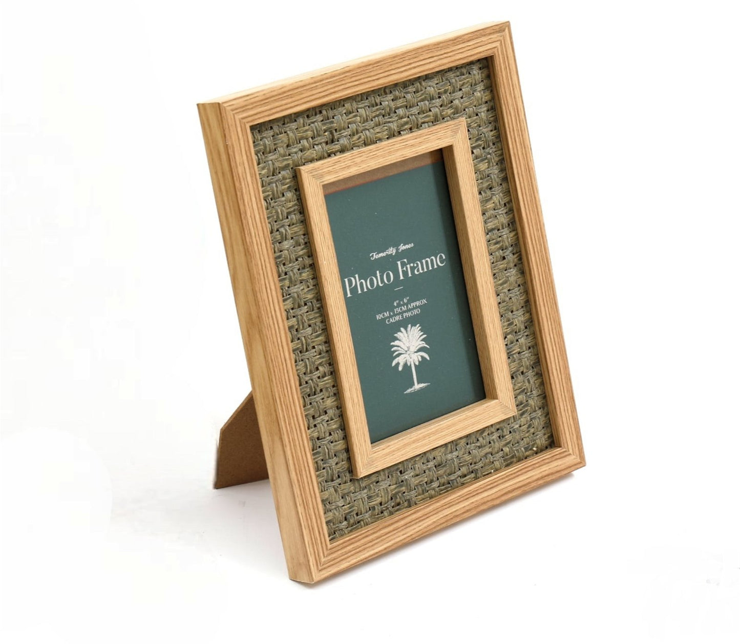 Rattan Effect 4" x 6" Photo Frame - BerPar