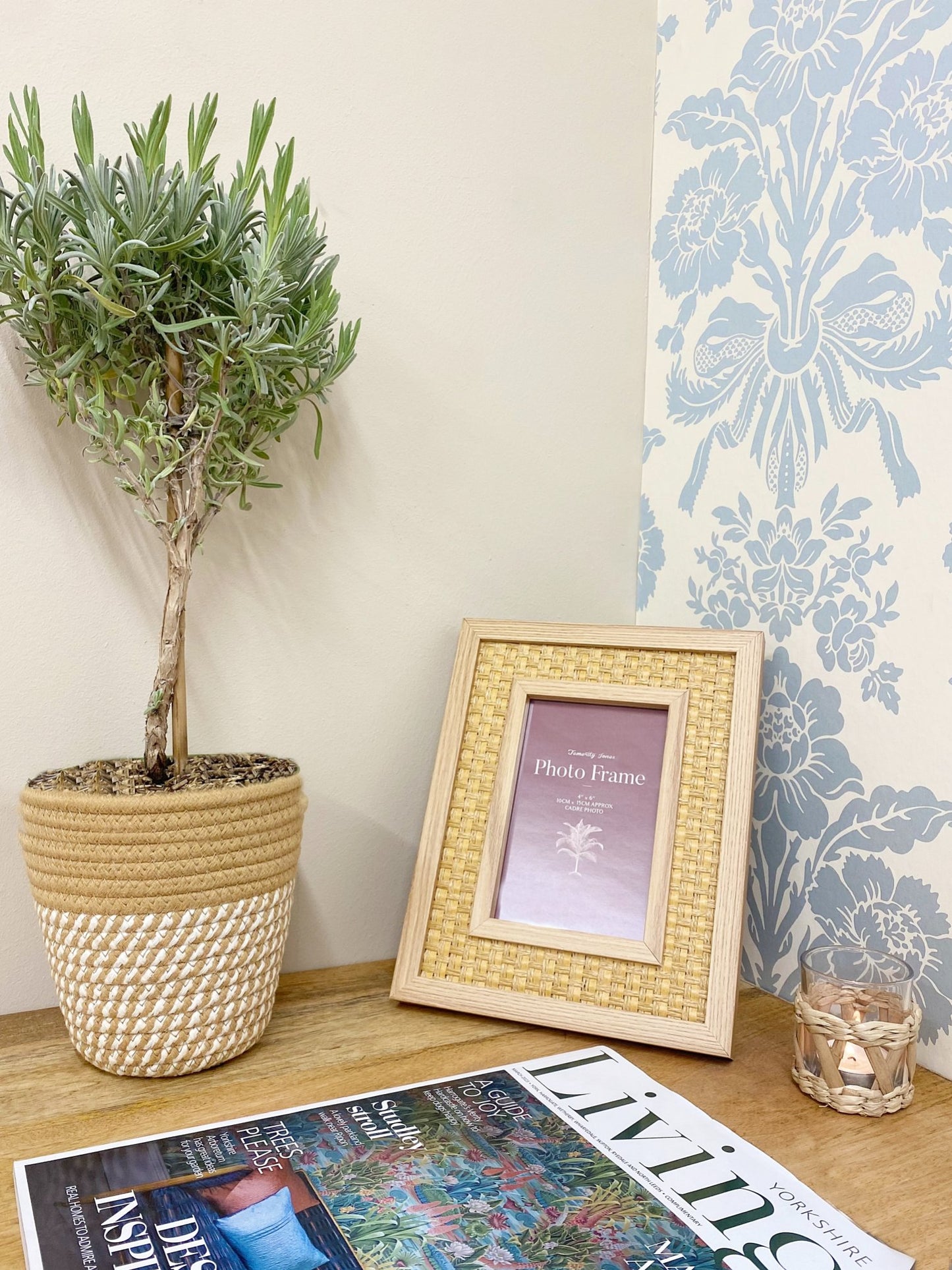 Rattan Effect 4" x 6" Photo Frame - BerPar