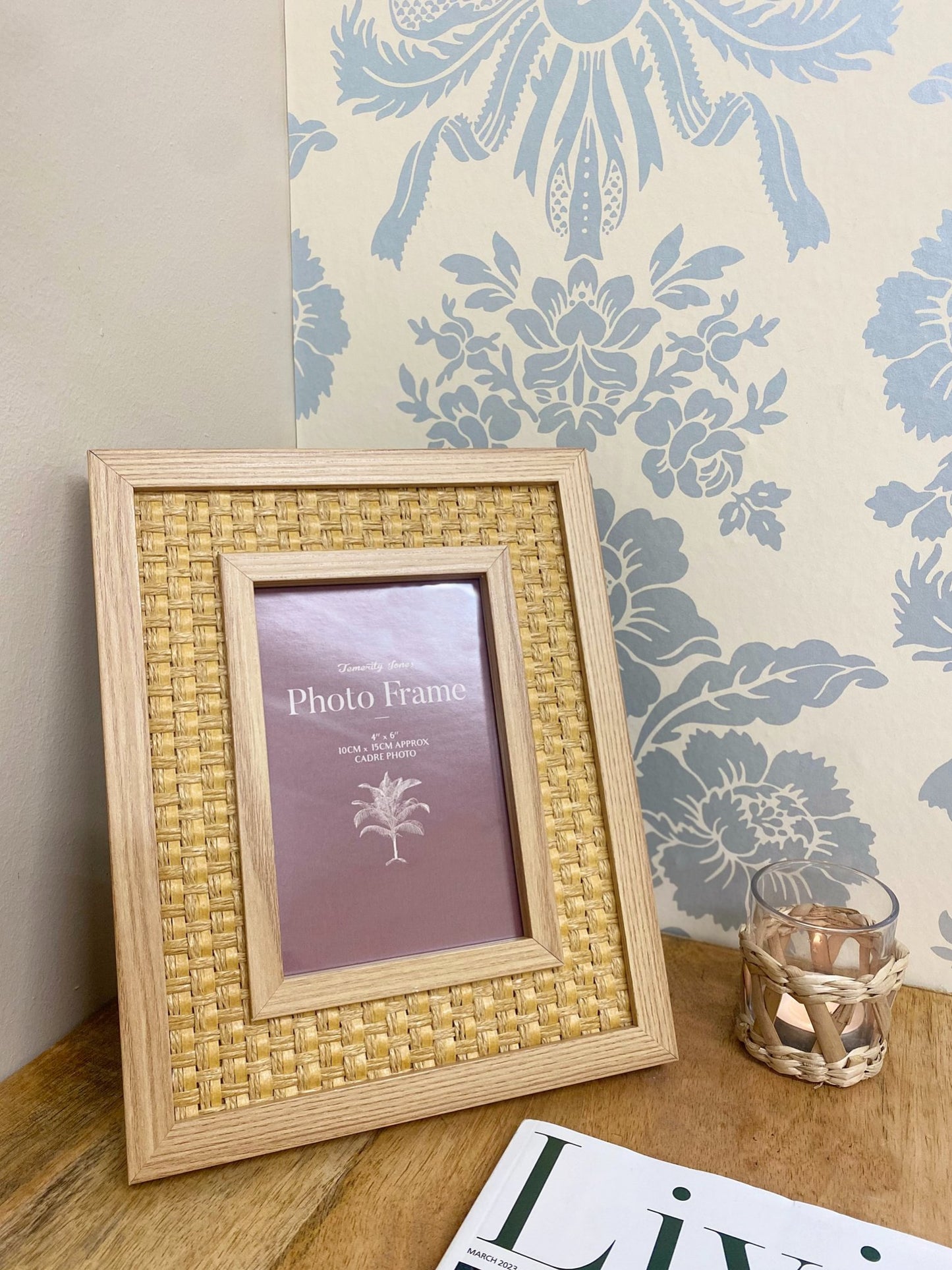 Rattan Effect 4" x 6" Photo Frame - BerPar