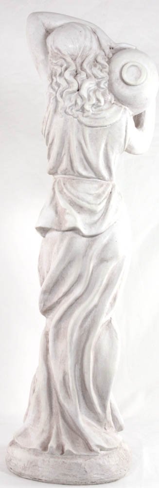 Stone Effect Lady With Urn Statue - BerPar