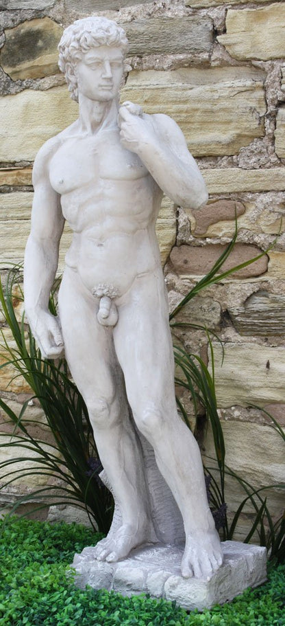 Stone Effect Male Figure David Large