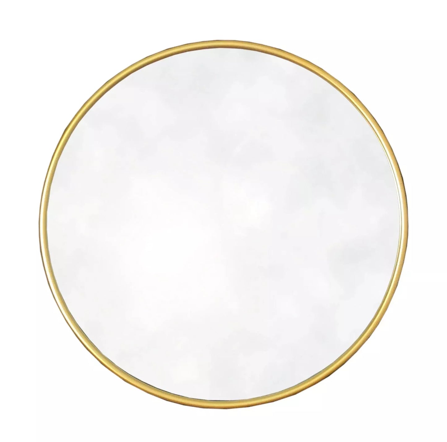 50cm Large Gold Round Wall Mirror - Elegant Vanity Mirror for Bathroom & Home Decor - BerPar