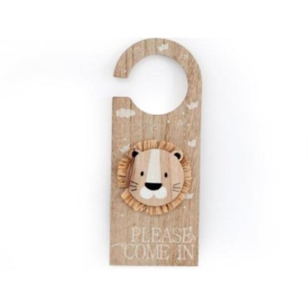 23x8.5cm Lion Door Hanger - Fun and Decorative Kids’ Room Accessory - BerPar