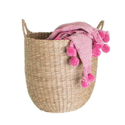 Woven Seagrass Storage Basket