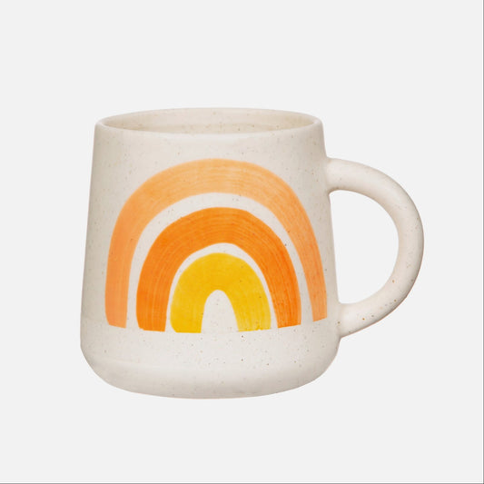 Hand Painted Rainbow Mug