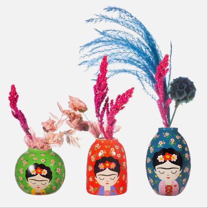 Floral Frida Vases - Set of 3