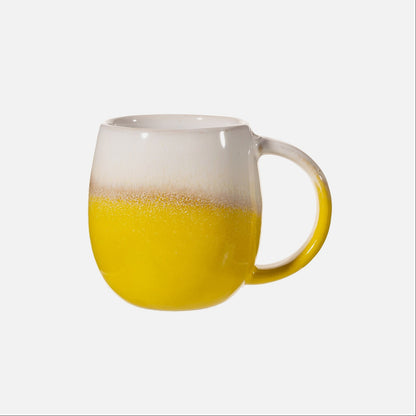 Dip Glazed Ombre Yellow Mug