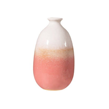 Dip Glazed Ombre Pink Vase