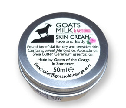 Goats Milk Geranium Skin Cream 50ml