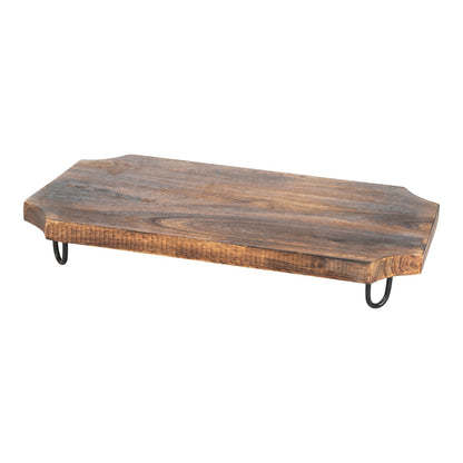 Wooden Distressed Chopping Board On Legs 51cm