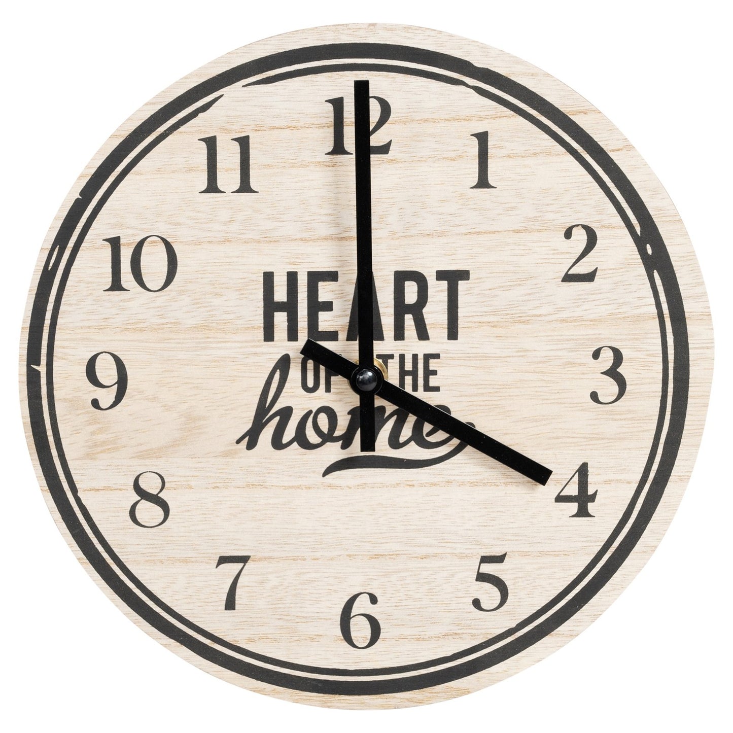 Metal & Wood Clock, Date & Memo Board 52x33cm