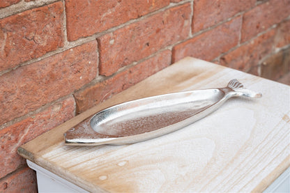 Silver Fish Shaped Tray