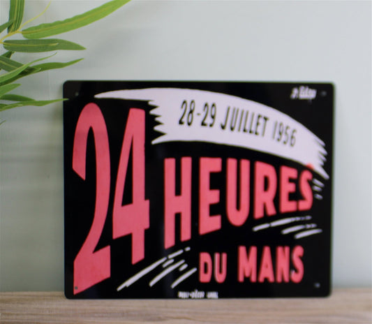 Vintage Metal Sign - 24 Heures Du Mans - Racing Poster