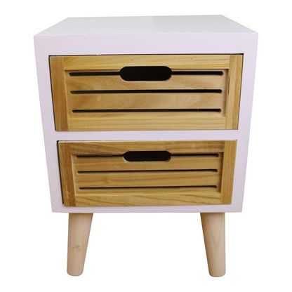 Compact 2 Drawer Unit with Removable Legs