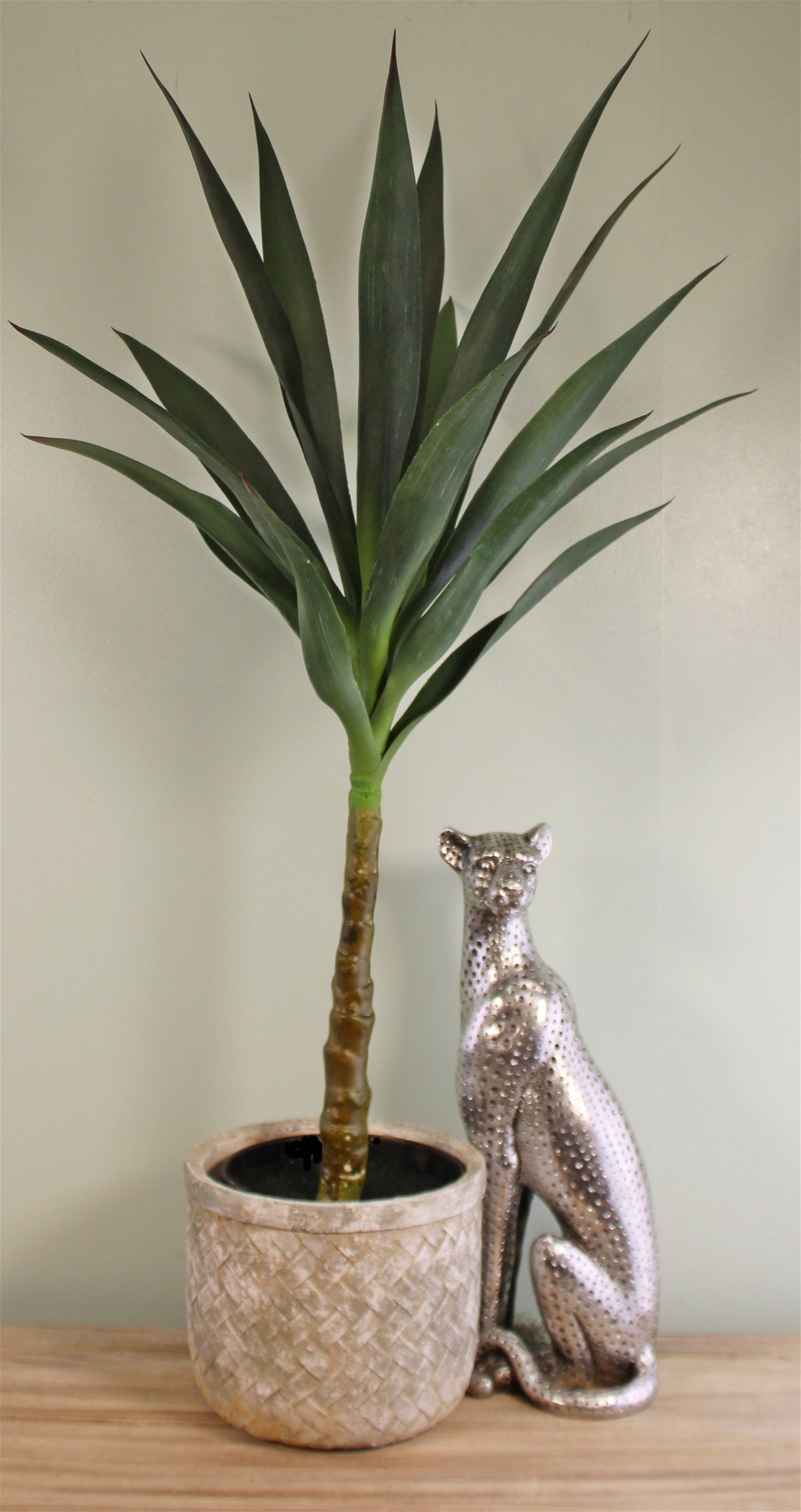 Artificial Single Trunk Yucca Tree, 80cm