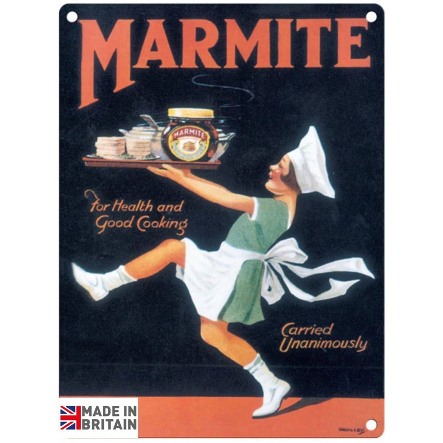 Large Metal Sign 60 x 49.5cm Vintage Retro Marmite