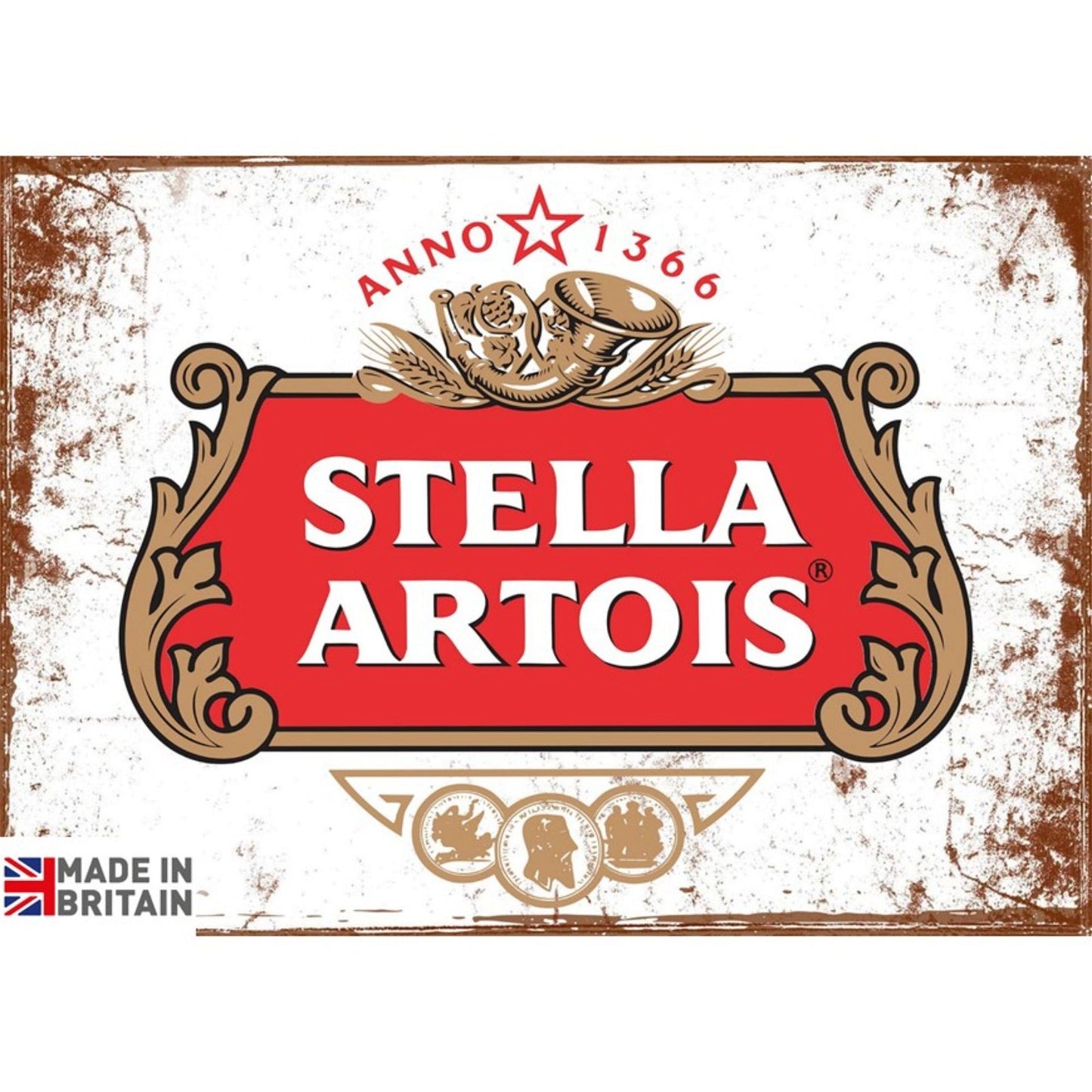 Large Metal Sign 60 x 49.5cm Stella Artois