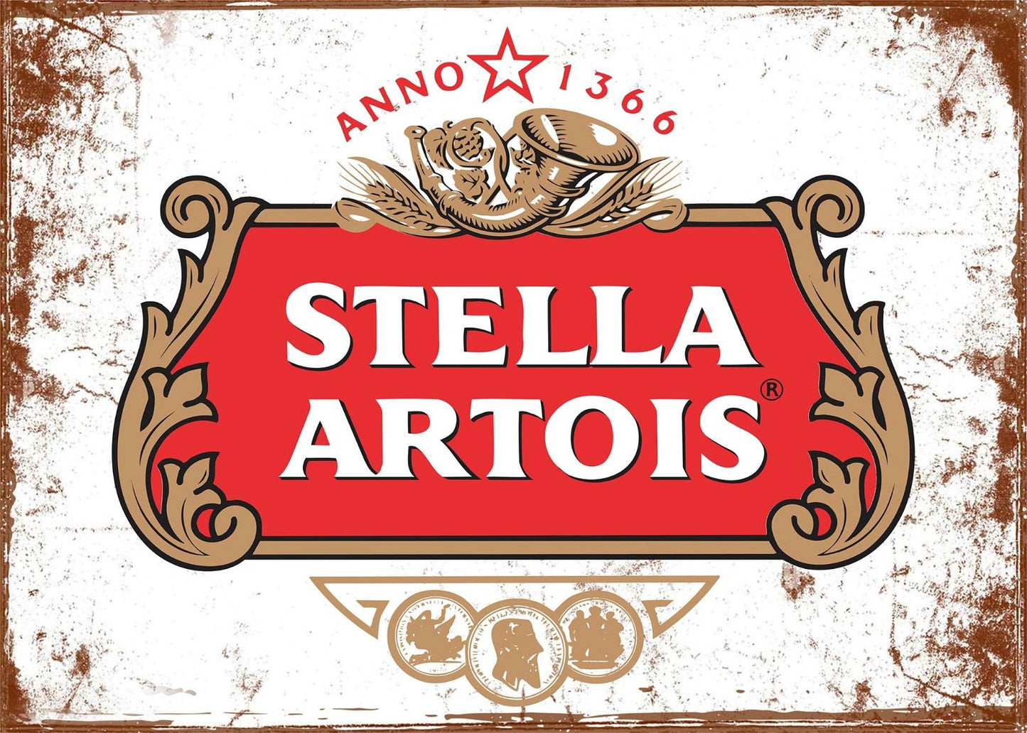 Large Metal Sign 60 x 49.5cm Stella Artois