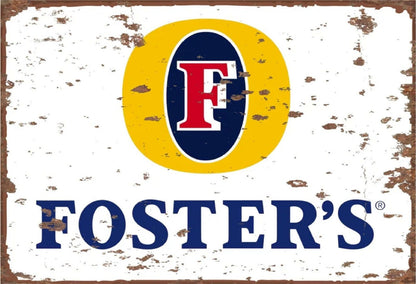 Large Metal Sign 60 x 49.5cm Foster's Ice Cold