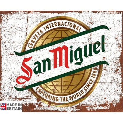 Small Metal Sign 45 x 37.5cm Beer San Miguel