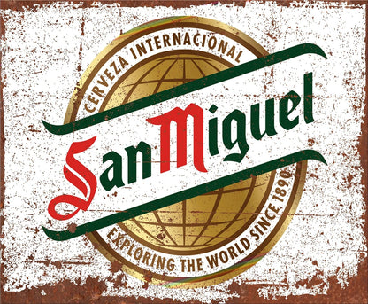 Large Metal Sign 60 x 49.5cm Beer San Miguel