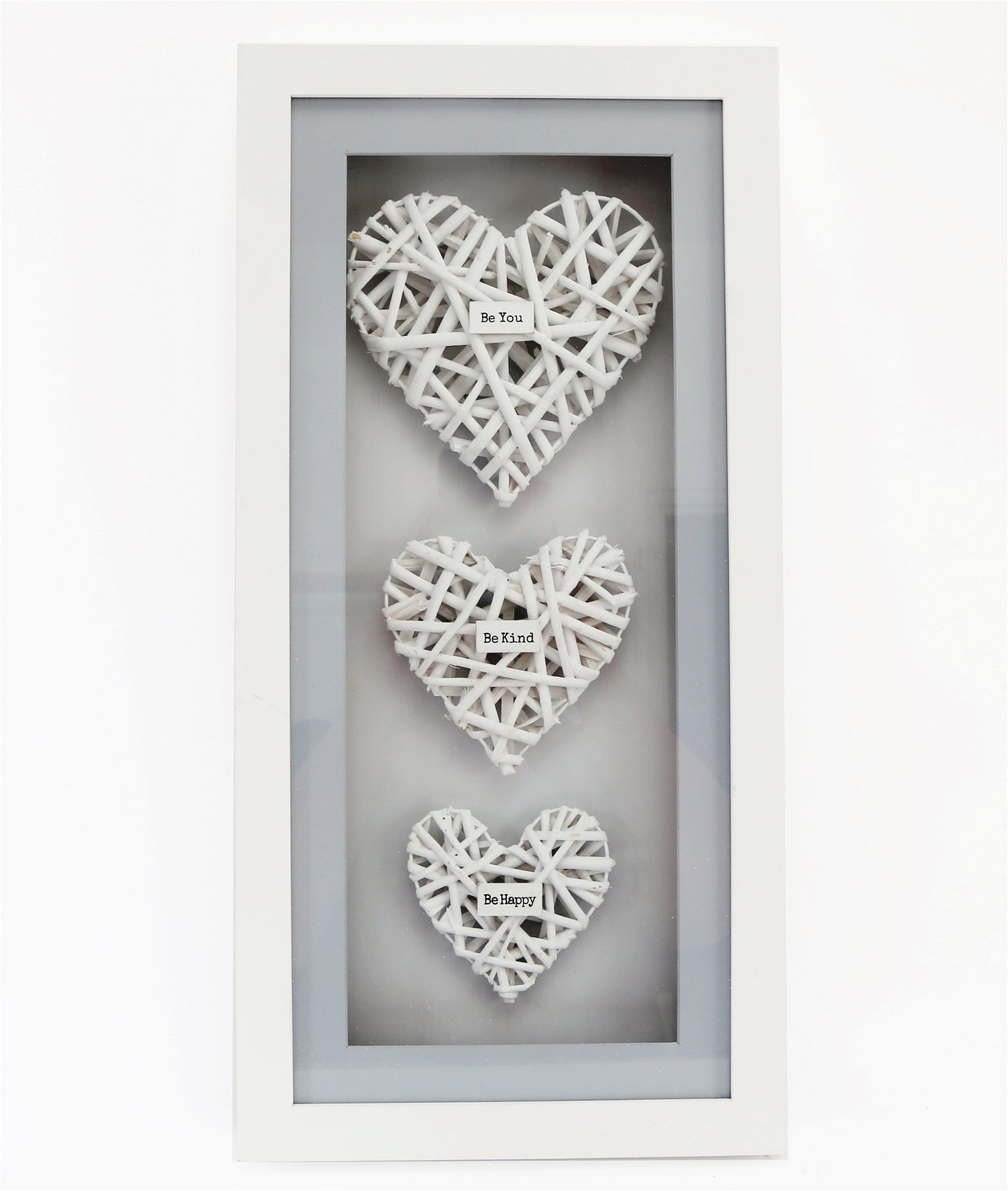 Be Kind Woven Heart Frame 51cm