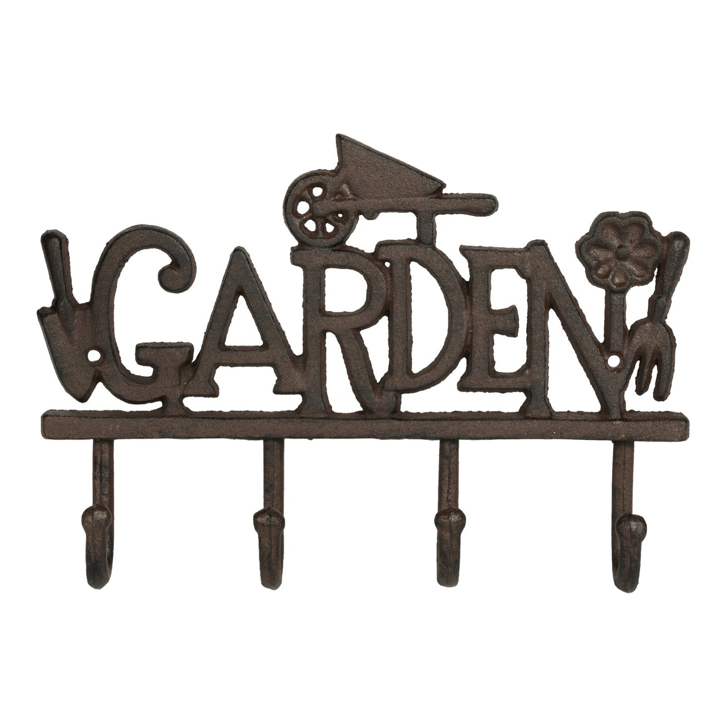 Garden Rack With 4 Hooks 29cm