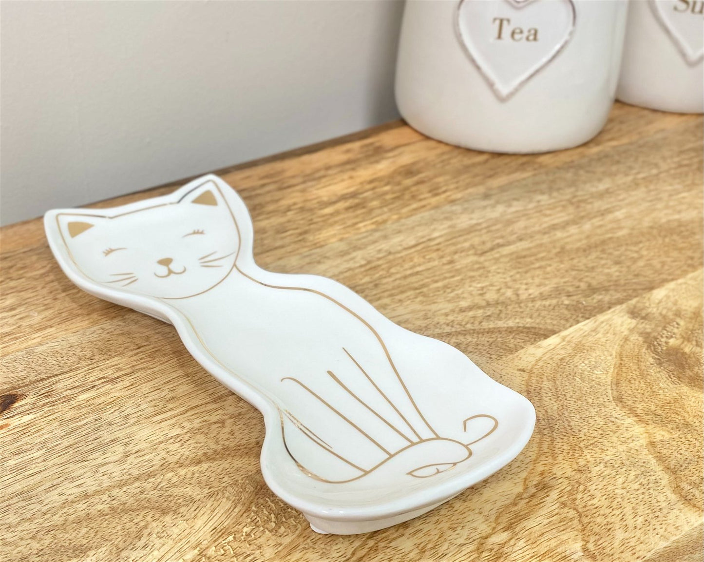 Ceramic Cat Spoon Rest 22cm