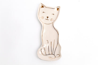 Ceramic Cat Spoon Rest 22cm