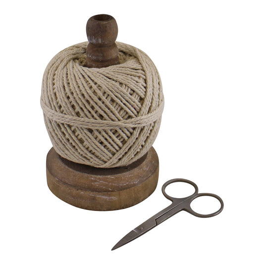 Craft Ball Of String On Stand With Scissors