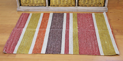 Moroccan Inspired Kasbah Rug, Striped Design, 60x90cm