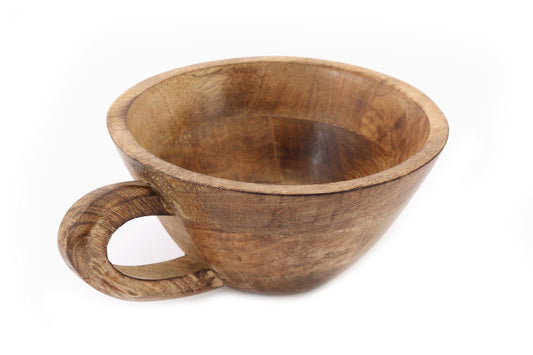 Wooden Bowl with Handle