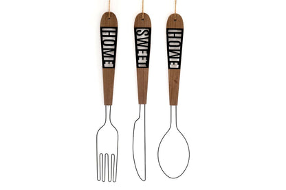 Home Sweet Home Cutlery Wall Hanging Decoration