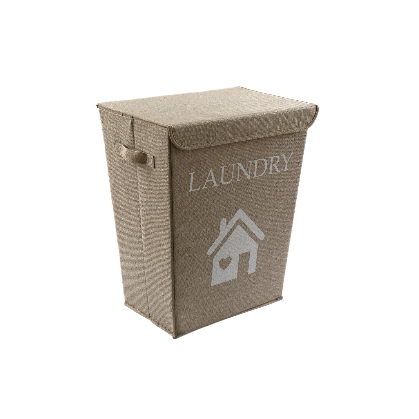 Natural Jute Fabric Laundry Basket 50cm